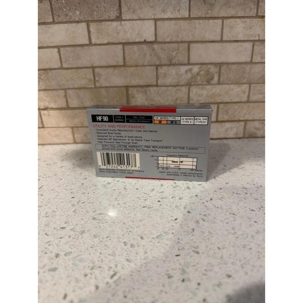 Rare Sony HF 90‎ Cassette Tapes Vintage New